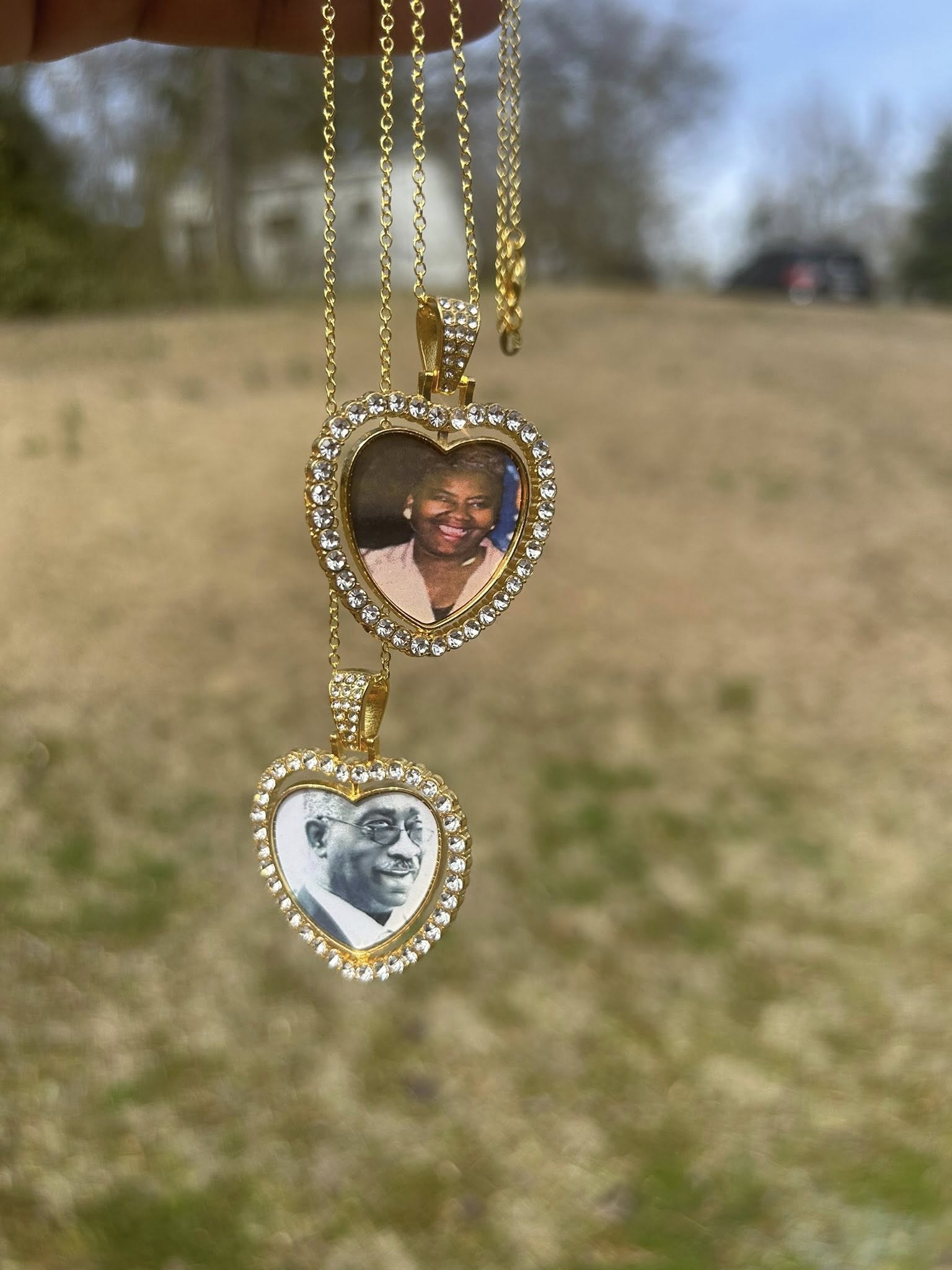 Small Double-Sided Heart Necklace